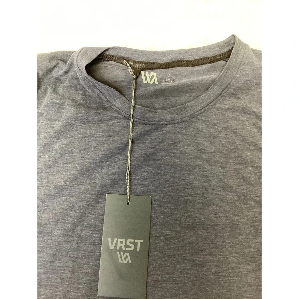 VRST Mens Icon Tank Heather Darker Ardosia Slate Hthr S24-HT-TRN1 Small NWT